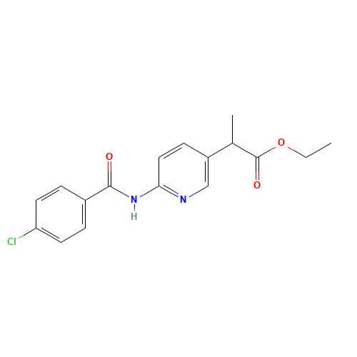ethyl 2-[6-[(4-chlorobenzoyl)amino]pyridin-3-yl]propanoate (CAS: 1419603-69-2) - Related Chemical Product