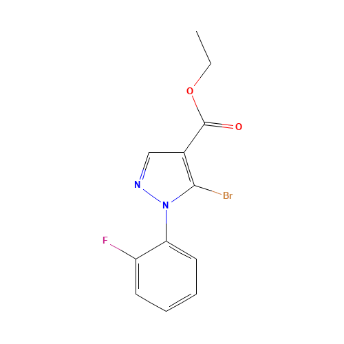 ethyl 5-bromo-1-(2-fluorophenyl)pyrazole-4-carboxylate (CAS: 1245101-35-2) - Related Chemical Product