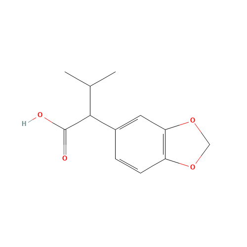 2-(1,3-benzodioxol-5-yl)-3-methylbutanoic acid (CAS: 55776-83-5) - Related Chemical Product