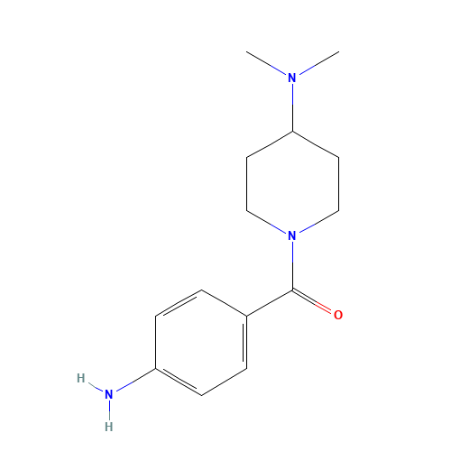 (4-aminophenyl)-[4-(dimethylamino)piperidin-1-yl]methanone (CAS: 50534-08-2) - Related Chemical Product