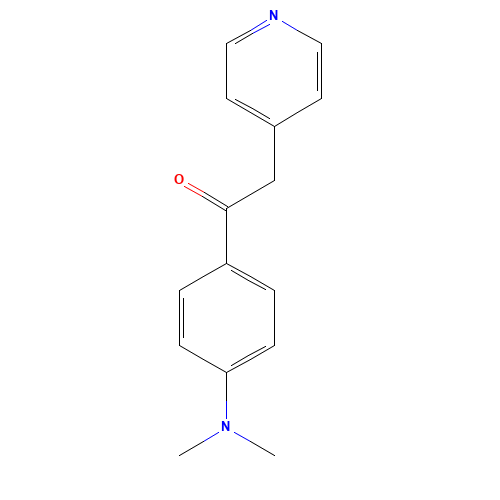 1-[4-(dimethylamino)phenyl]-2-pyridin-4-ylethanone (CAS: 124066-15-5) - Related Chemical Product