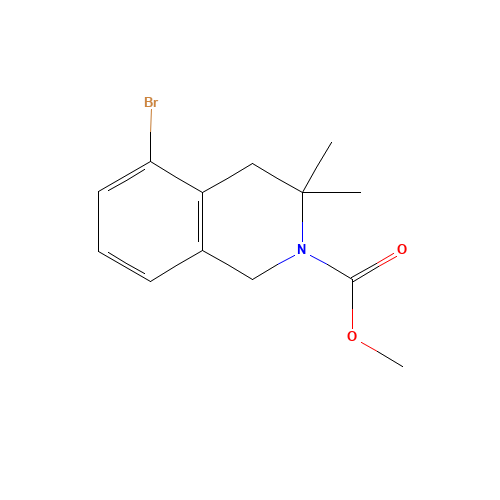 methyl 5-bromo-3,3-dimethyl-1,4-dihydroisoquinoline-2-carboxylate (CAS: 1430115-63-1) - Related Chemical Product