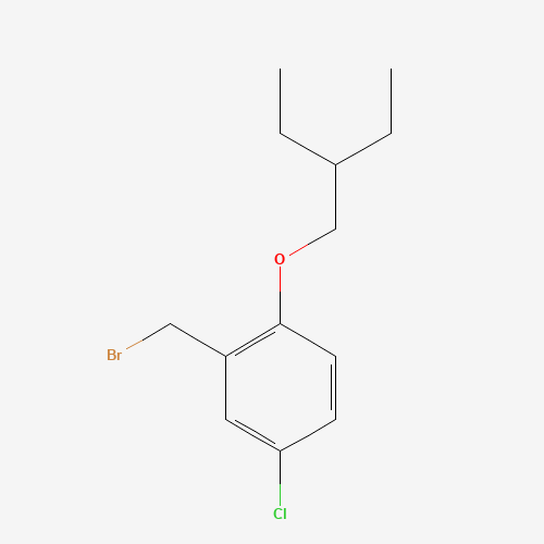 2-(bromomethyl)-4-chloro-1-(2-ethylbutoxy)benzene (CAS: 1444384-28-4) - Related Chemical Product