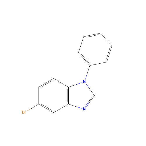 5-bromo-1-phenylbenzimidazole (CAS: 221636-18-6) - Chemical Structure and Molecular Formula 