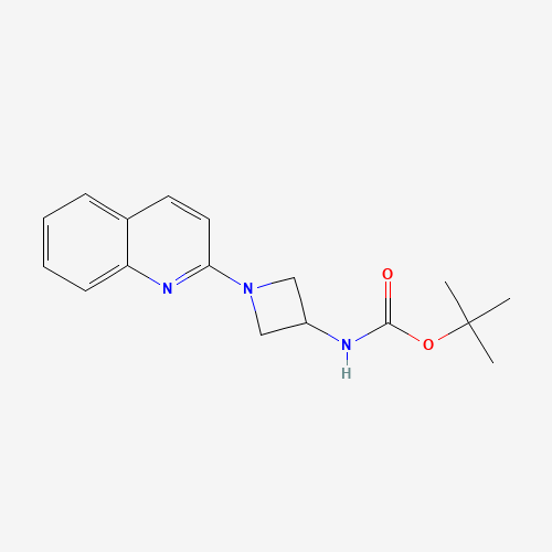 tert-butyl N-(1-quinolin-2-ylazetidin-3-yl)carbamate (CAS: 1350607-88-3) - Related Chemical Product