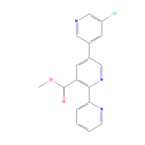methyl 5-(5-chloropyridin-3-yl)-2-pyridin-2-ylpyridine-3-carboxylate (CAS: 1207253-06-2) - Related Chemical Product