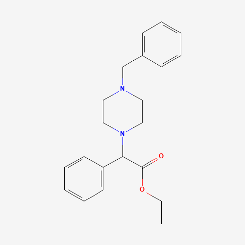 ethyl 2-(4-benzylpiperazin-1-yl)-2-phenylacetate (CAS: 863305-86-6) - Related Chemical Product