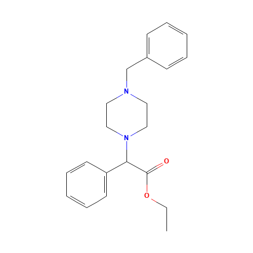 ethyl 2-(4-benzylpiperazin-1-yl)-2-phenylacetate (CAS: 863305-86-6) - Related Chemical Product