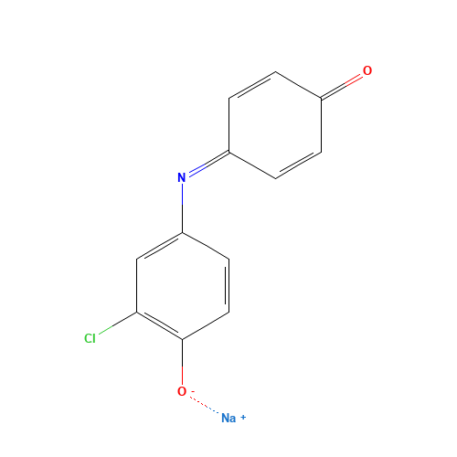sodium;2-chloro-4-[(4-oxocyclohexa-2,5-dien-1-ylidene)amino]phenolate (CAS: 41350-02-1) - Related Chemical Product
