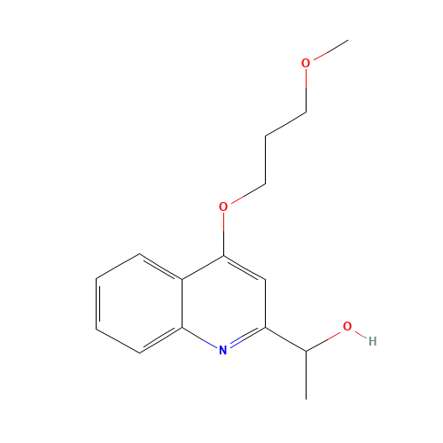 1-[4-(3-methoxypropoxy)quinolin-2-yl]ethanol (CAS: 1242334-51-5) - Related Chemical Product