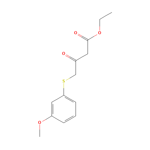 ethyl 4-(3-methoxyphenyl)sulfanyl-3-oxobutanoate (CAS: 16768-98-2) - Related Chemical Product