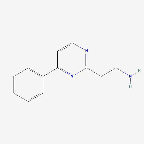 2-(4-phenylpyrimidin-2-yl)ethanamine (CAS: 886367-92-6) - Chemical Structure and Molecular Formula 