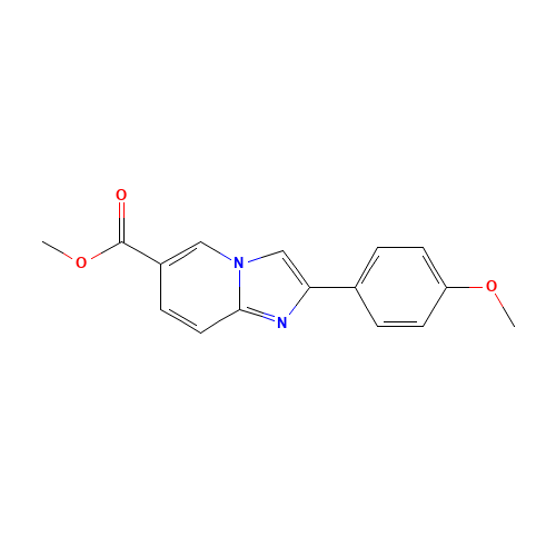 methyl 2-(4-methoxyphenyl)imidazo[1,2-a]pyridine-6-carboxylate (CAS: 866050-80-8) - Related Chemical Product