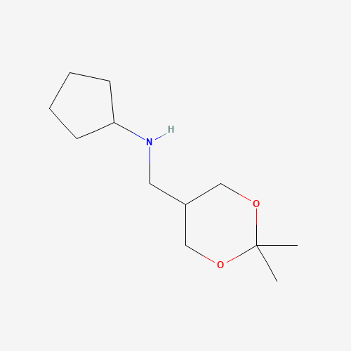 N-[(2,2-dimethyl-1,3-dioxan-5-yl)methyl]cyclopentanamine (CAS: 1233561-17-5) - Related Chemical Product
