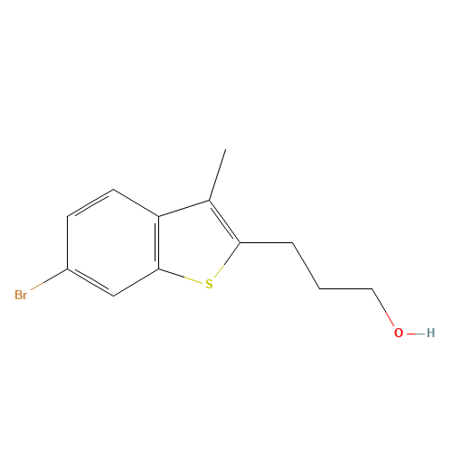 3-(6-bromo-3-methyl-1-benzothiophen-2-yl)propan-1-ol (CAS: 863118-67-6) - Related Chemical Product