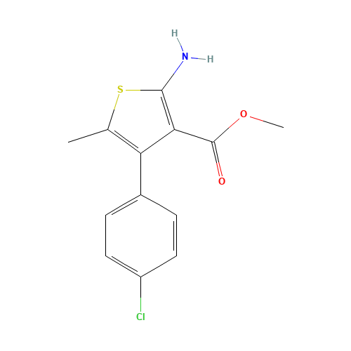 methyl 2-amino-4-(4-chlorophenyl)-5-methylthiophene-3-carboxylate (CAS: 350989-57-0) - Related Chemical Product