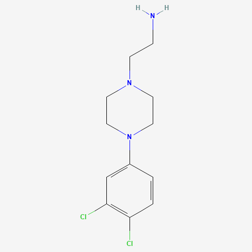2-[4-(3,4-dichlorophenyl)piperazin-1-yl]ethanamine (CAS: 110624-42-5) - Related Chemical Product