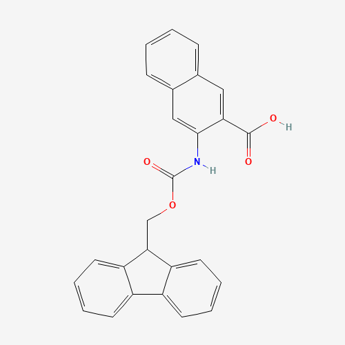 3-(9H-fluoren-9-ylmethoxycarbonylamino)naphthalene-2-carboxylic acid (CAS: 372159-75-6) - Related Chemical Product