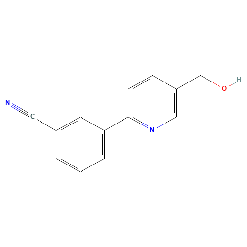 3-[5-(hydroxymethyl)pyridin-2-yl]benzonitrile (CAS: 887974-34-7) - Related Chemical Product