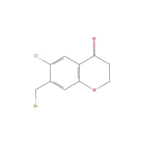 7-(bromomethyl)-6-chloro-2,3-dihydrochromen-4-one (CAS: 883997-58-8) - Related Chemical Product