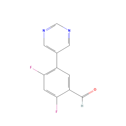 2,4-difluoro-5-pyrimidin-5-ylbenzaldehyde (CAS: 1415208-99-9) - Related Chemical Product
