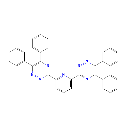 3-[6-(5,6-diphenyl-1,2,4-triazin-3-yl)pyridin-2-yl]-5,6-diphenyl-1,2,4-triazine (CAS: 35171-28-9) - Related Chemical Product