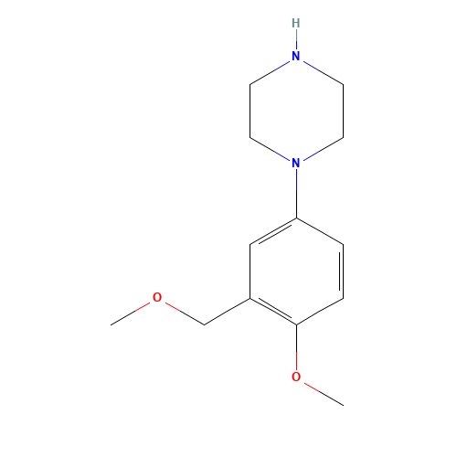 1-[4-methoxy-3-(methoxymethyl)phenyl]piperazine (CAS: 868244-68-2) - Related Chemical Product