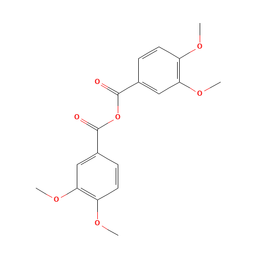 (3,4-dimethoxybenzoyl) 3,4-dimethoxybenzoate (CAS: 24824-54-2) - Related Chemical Product