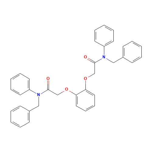 N-benzyl-2-[2-[2-(N-benzylanilino)-2-oxoethoxy]phenoxy]-N-phenylacetamide (CAS: 61595-77-5) - Related Chemical Product
