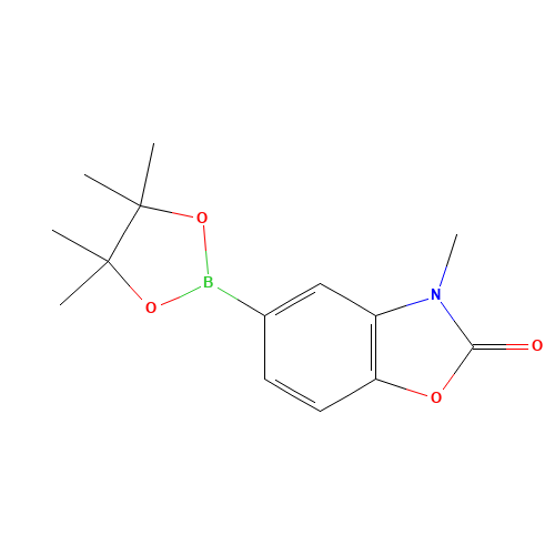 3-methyl-5-(4,4,5,5-tetramethyl-1,3,2-dioxaborolan-2-yl)-1,3-benzoxazol-2-one (CAS: 1220696-32-1) - Related Chemical Product