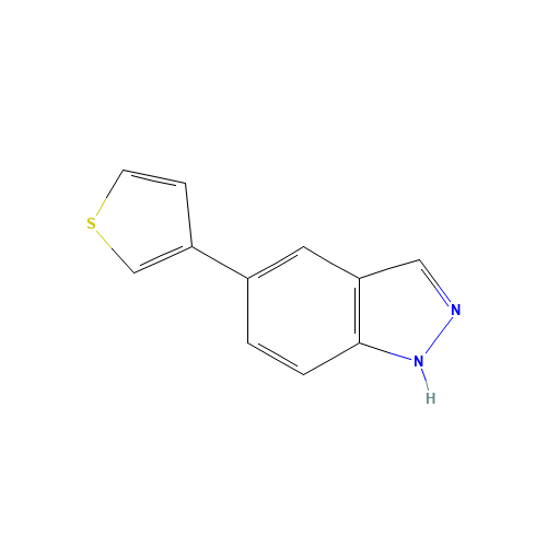 5-thiophen-3-yl-1H-indazole (CAS: 885272-41-3) - Related Chemical Product
