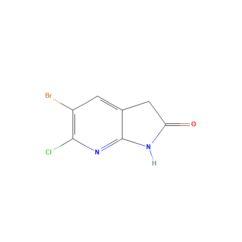 5-bromo-6-chloro-1,3-dihydropyrrolo[2,3-b]pyridin-2-one (CAS: 297757-11-0) - Related Chemical Product