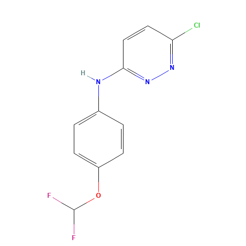 6-chloro-N-[4-(difluoromethoxy)phenyl]pyridazin-3-amine (CAS: 1097096-76-8) - Related Chemical Product