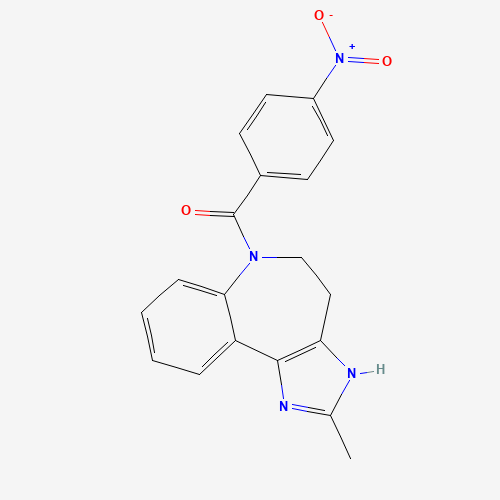 (2-methyl-4,5-dihydro-3H-imidazo[4,5-d][1]benzazepin-6-yl)-(4-nitrophenyl)methanone (CAS: 168626-71-9) - Related Chemical Product
