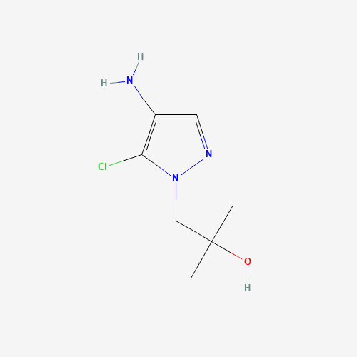 1-(4-amino-5-chloropyrazol-1-yl)-2-methylpropan-2-ol (CAS: 1374830-03-1) - Related Chemical Product