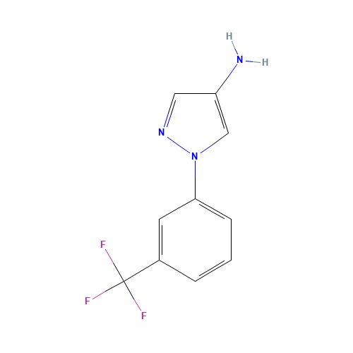 1-[3-(trifluoromethyl)phenyl]pyrazol-4-amine (CAS: 1153040-21-1) - Related Chemical Product