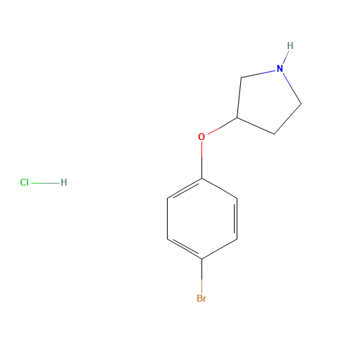 3-(4-bromophenoxy)pyrrolidine;hydrochloride (CAS: 28491-03-4) - Related Chemical Product