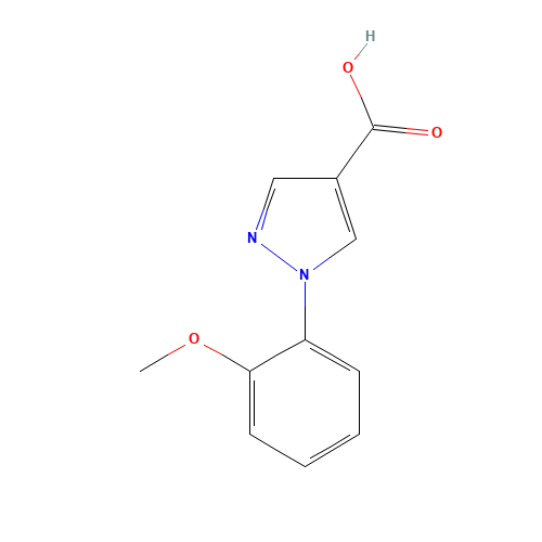 1-(2-methoxyphenyl)pyrazole-4-carboxylic acid (CAS: 1015845-77-8) - Related Chemical Product
