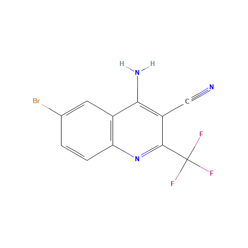 4-amino-6-bromo-2-(trifluoromethyl)quinoline-3-carbonitrile (CAS: 1209063-53-5) - Related Chemical Product