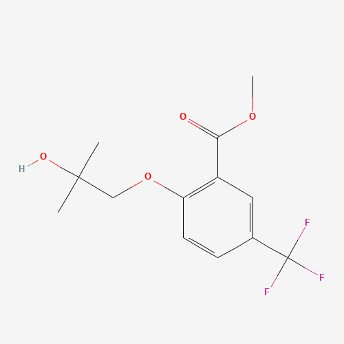 methyl 2-(2-hydroxy-2-methylpropoxy)-5-(trifluoromethyl)benzoate (CAS: 1217420-35-3) - Related Chemical Product