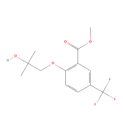 methyl 2-(2-hydroxy-2-methylpropoxy)-5-(trifluoromethyl)benzoate (CAS: 1217420-35-3) - Related Chemical Product