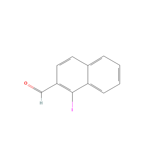1-iodonaphthalene-2-carbaldehyde (CAS: 364064-68-6) - Chemical Structure and Molecular Formula 