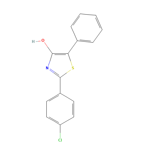 2-(4-chlorophenyl)-5-phenyl-1,3-thiazol-4-ol (CAS: 65752-50-3) - Related Chemical Product