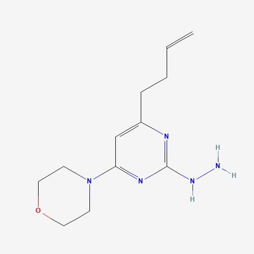 (4-but-3-enyl-6-morpholin-4-ylpyrimidin-2-yl)hydrazine (CAS: 845534-17-0) - Related Chemical Product