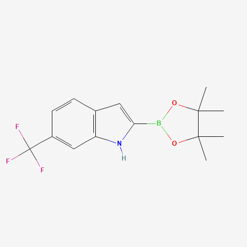 2-(4,4,5,5-tetramethyl-1,3,2-dioxaborolan-2-yl)-6-(trifluoromethyl)-1H-indole (CAS: 1557138-33-6) - Related Chemical Product
