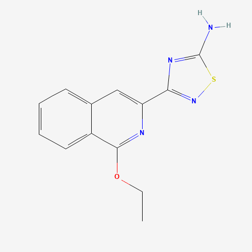 3-(1-ethoxyisoquinolin-3-yl)-1,2,4-thiadiazol-5-amine (CAS: 1179360-31-6) - Related Chemical Product