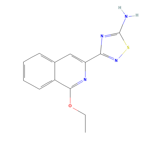 3-(1-ethoxyisoquinolin-3-yl)-1,2,4-thiadiazol-5-amine (CAS: 1179360-31-6) - Related Chemical Product