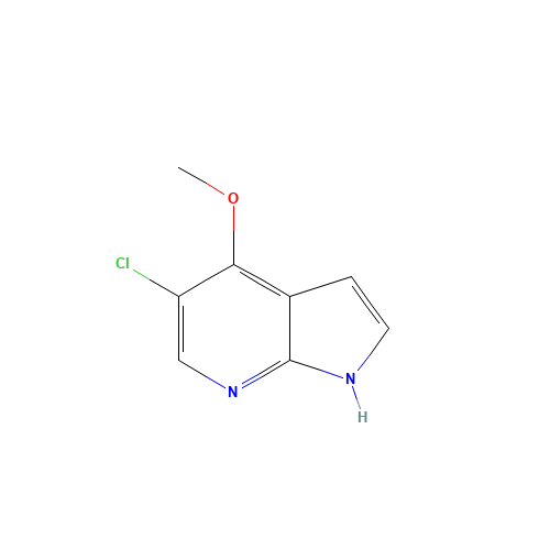 5-chloro-4-methoxy-1H-pyrrolo[2,3-b]pyridine (CAS: 1020056-69-2) - Related Chemical Product