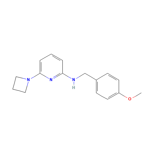 6-(azetidin-1-yl)-N-[(4-methoxyphenyl)methyl]pyridin-2-amine (CAS: 1303587-83-8) - Related Chemical Product