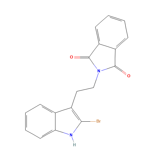 2-[2-(2-bromo-1H-indol-3-yl)ethyl]isoindole-1,3-dione (CAS: 192182-46-0) - Related Chemical Product
